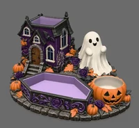 Halloween Haunted House Organizer STL File for 3D Print - Preview image 3