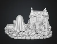 Halloween Haunted House Organizer STL File for 3D Print - Preview image 10