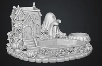 Halloween Haunted House Organizer STL File for 3D Print - Preview image 11