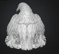 Gothic Raven Candle Holder STL File for 3D Print - Preview image 11