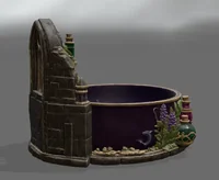 Violet Witch Cauldron Organizer with Potion Bottles STL File for 3D Print - Preview image 8