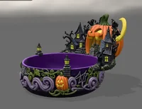 Halloween Organizer Bowl STL File for 3D Print - Preview image 5