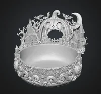 Halloween Organizer Bowl STL File for 3D Print - Preview image 8