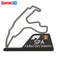 F1 SPA CIRCUIT + Stand STL + Bonus 3MF Flag - Preview image 1