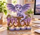 Lavender Dragon LED Tealight Holder STL File for 3D Print