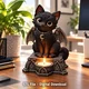 Gothic Cat LED Tealight Holder STL File for 3D Print
