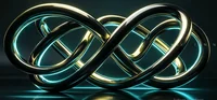 NEXUS INFINITY-Sculpture geométrique futuriste - Preview image 2