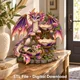 Pink and Lilac Dragon Organizer STL File for 3D Print