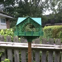 Pagoda Bird House – Outdoor Bird Feeder (3D Printable STL) - Preview image 3