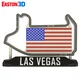 F1 LAS VEGAS Circuit & Display Stand - Includes layered STL and 3MF Flag