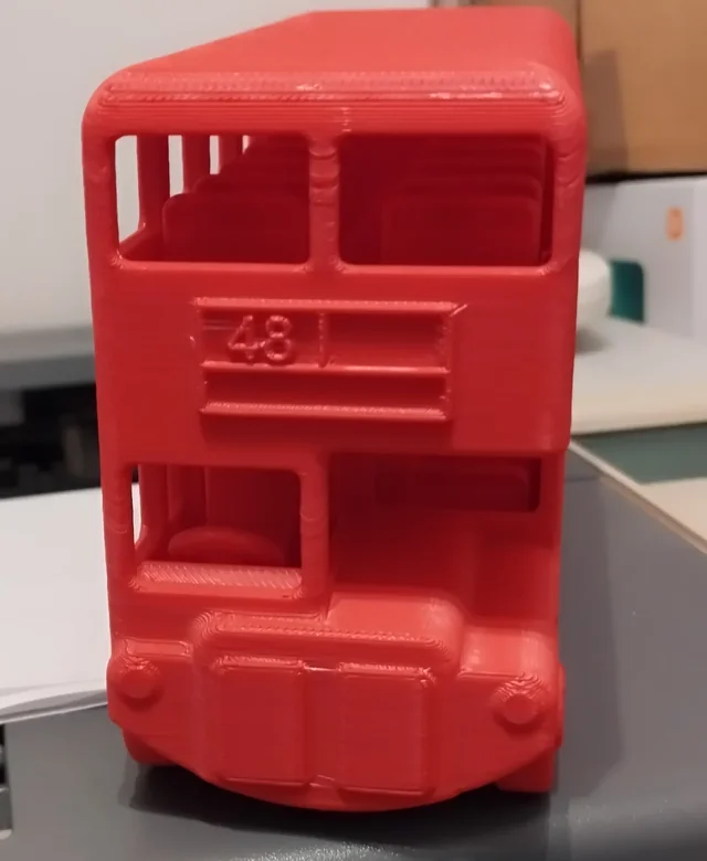 New London Bus - print in one STL Model 3D model by Easton3D