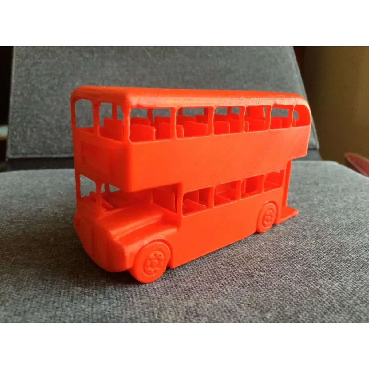 The Red Routemaster Bus - Iconic print in one STL Model - 3D model