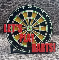 Dartboard Plaque & Stand – Single STL with Colour Changes - Preview image 1