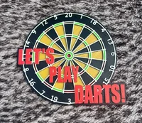 Dartboard Plaque & Stand – Single STL with Colour Changes - Preview image 2