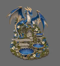 Blue and Gold Dragon Organizer STL File for 3D Print - Preview image 8