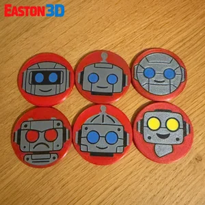 Burty Robot Token Pack (3MF)