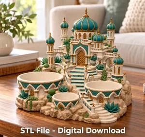 Arabian Palace Organizer STL File for 3D Print