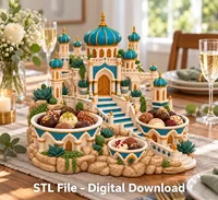 Arabian Palace Organizer STL File for 3D Print - Preview image 4