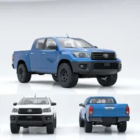 Toyota Hilux N80 Standard Pickup 3D Model - Preview image 2