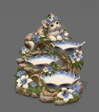Decorative Cat Organizer STL File for 3D Print - Preview image 6