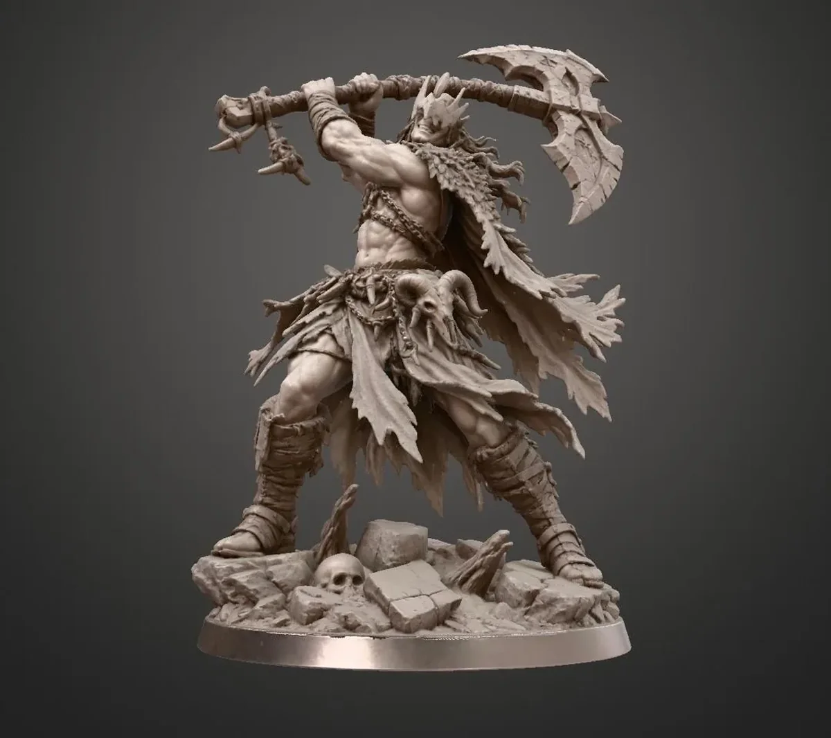 CBTA_Barbarian Class_DND - 3D model