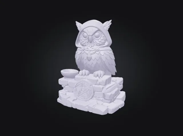 Owl Guardian 3D model by Eye Of Newt