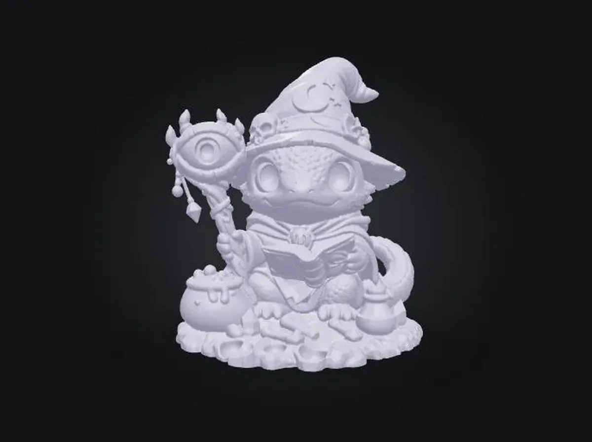 Lizard Wizard - 3D model