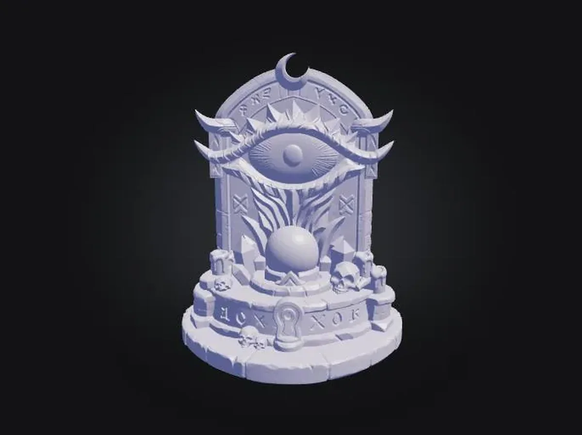 Oracle of the Moon - 3D model