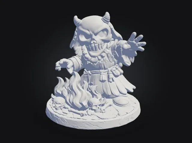 Bonefire Shaman 3D model by Eye Of Newt