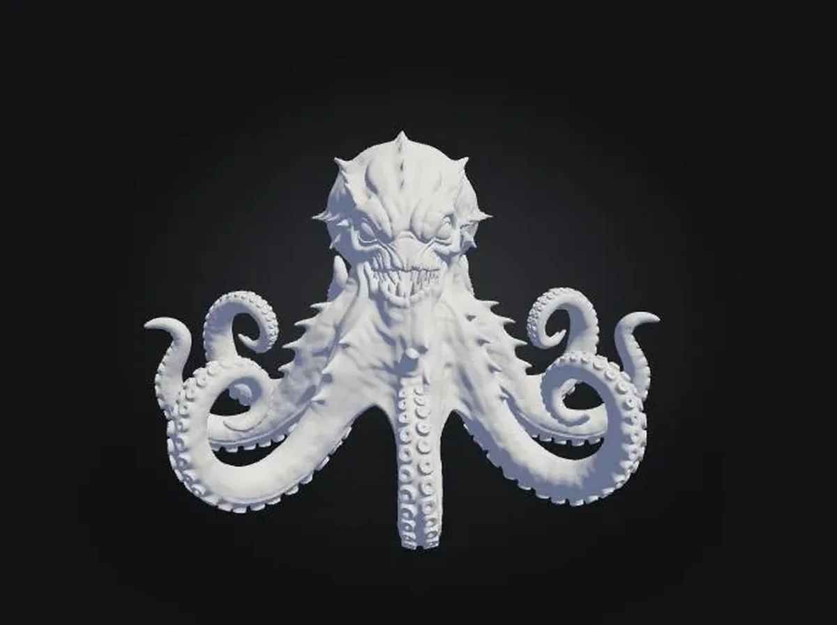 Black Sea Octopus - 3D model