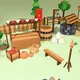 Stylized Low-Poly Props Pack – 156 Medieval Village Models (FBX, GLB, OBJ + Blender)