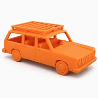 The Simpson’s Car STL File – FREE 3D Printable Model - Moving Wheels - Preview image 1