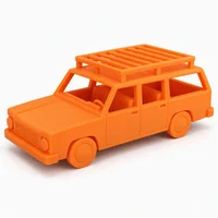 The Simpson’s Car STL File – FREE 3D Printable Model - Moving Wheels - Preview image 2