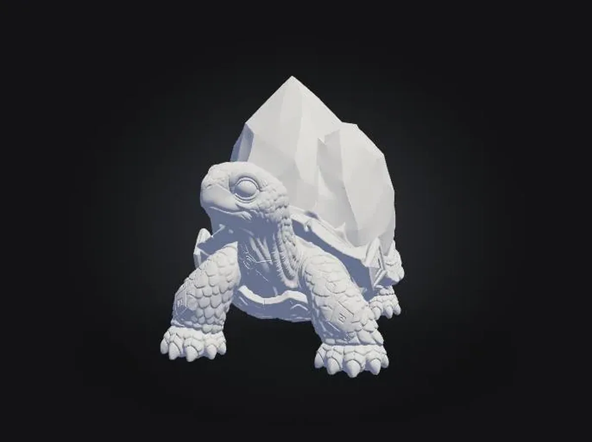 Amethyst Tortoise - 3D model