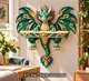 Colorful Dragon Wall Shelf STL File for 3D Print