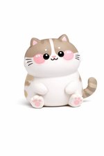 Cute Chubby Cat – Chibi 3D Figure - Preview image 1 - STL 3D print