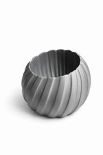 Modern Ribbed Decorative Vase - Preview image 1 - STL 3D print