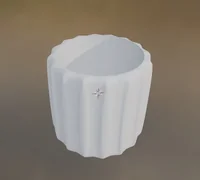 Minimalist Ribbed Vase - Preview image 4
