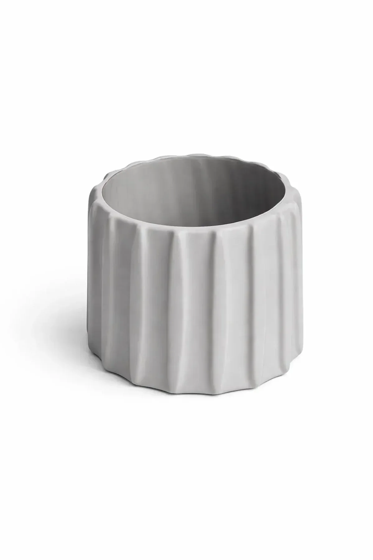 Minimalist Ribbed Vase - 3D model