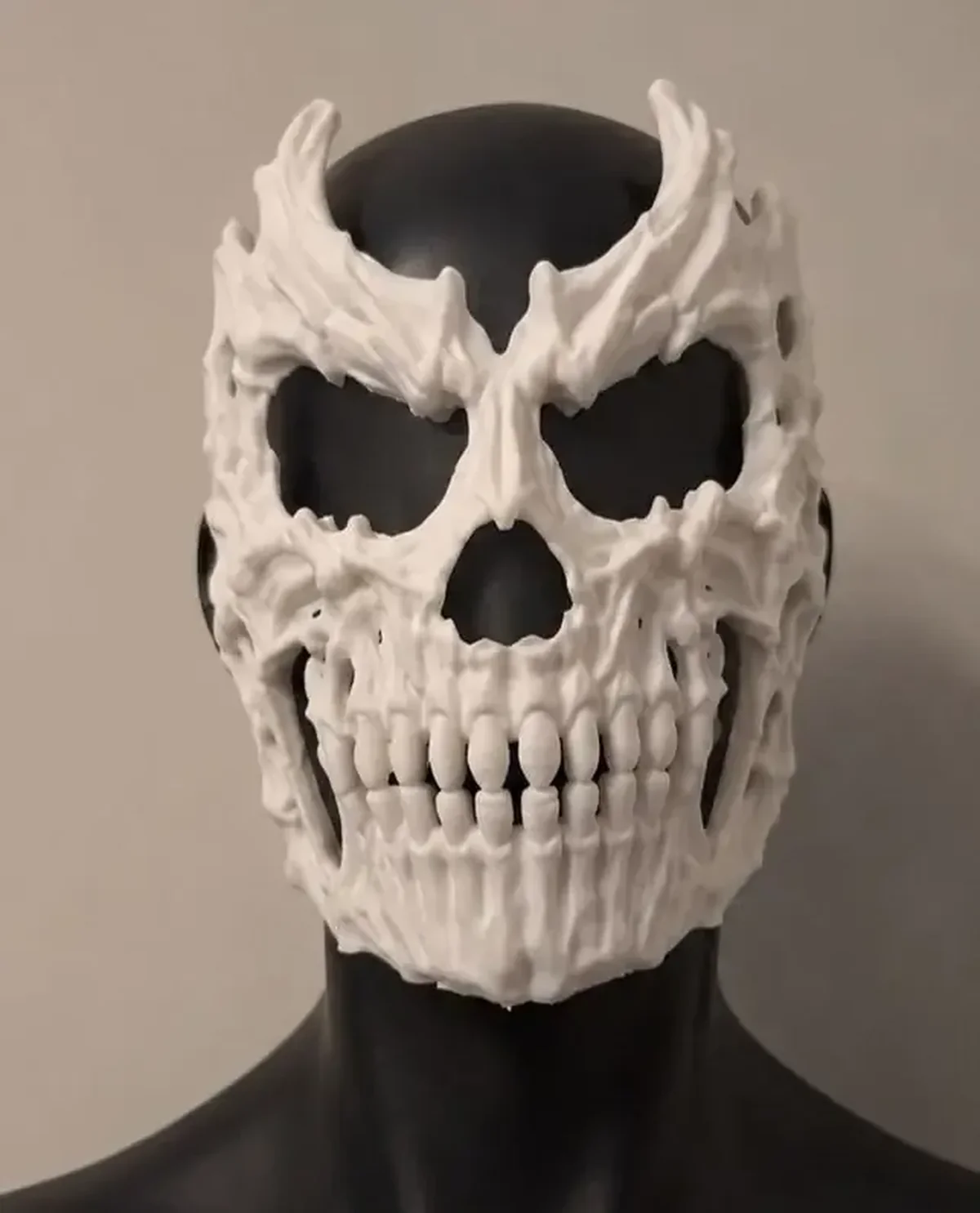 Skull Demon Mask STL - 3D model