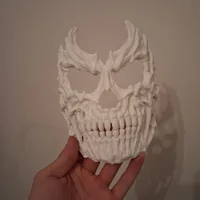 Skull Demon Mask STL - Preview image 4